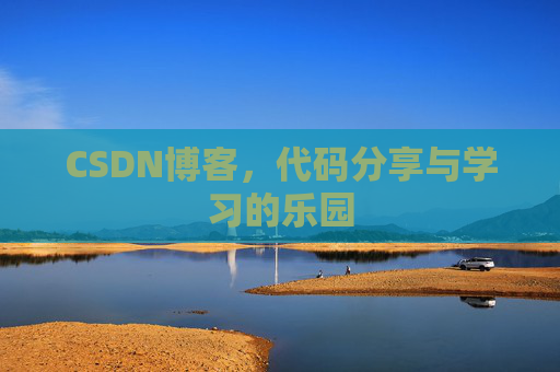 CSDN博客,代码分享与学习的乐园